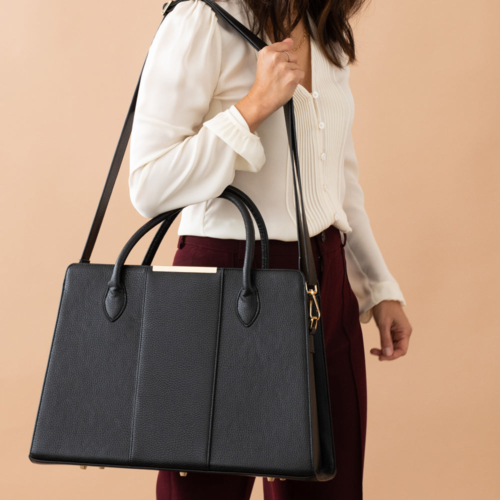 Oversized Canvas and Leather Shoulder Tote Bag – Bicyclist: Handmade  Leather Goods